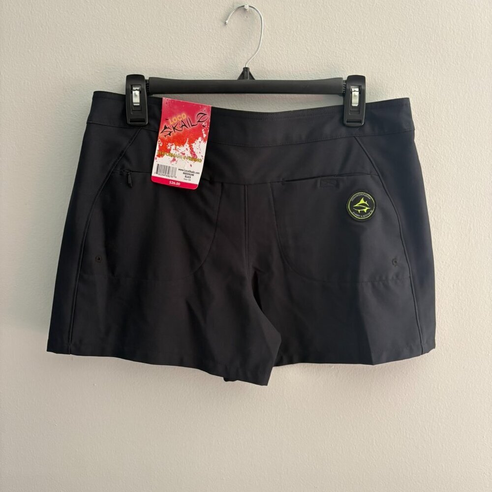 Loco Skailz Performance Fishing Shorts Medium NWT - Picture 2 of 7